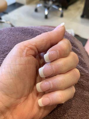 Finished nails for my wedding day