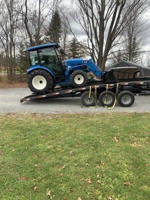 New LS tractor for all of our needs.  Thanks again Terry!