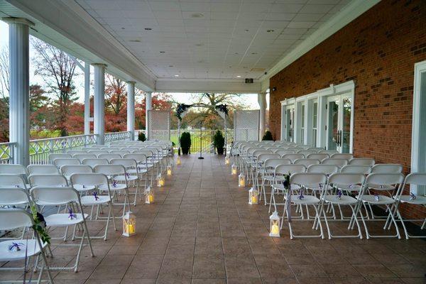 Outside Wedding Patio