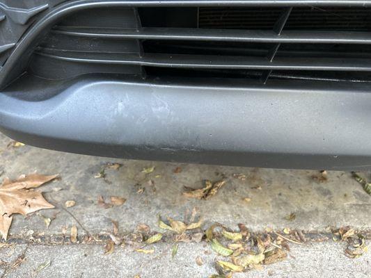 Damage after getting simple repairs to my car.