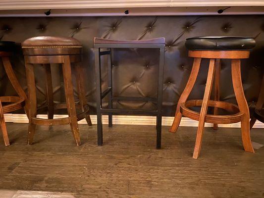 Bar stools at Room For Friends