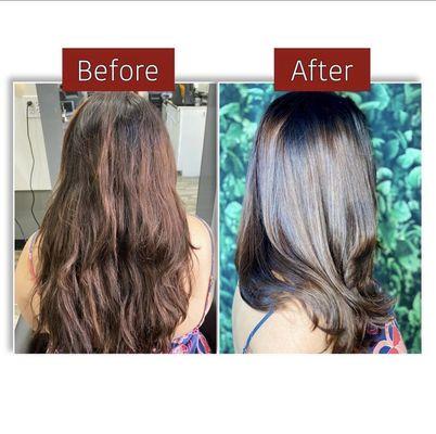 Hair detox and haircut! ... amazing results!