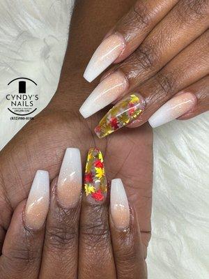 Fall designs at Cyndy's Nails