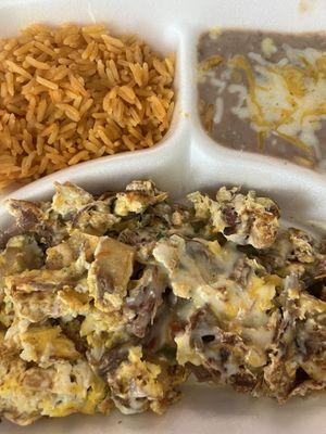 Machaca and Eggs