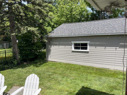 Our new garage roof 5/26/2023 DRIFTWOOD MAX DEF