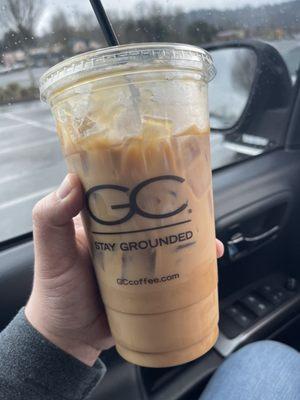 32oz iced latte