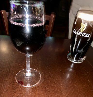 Cheers with Cabernet and Guinness!