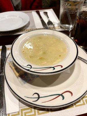 Avgolemono Soup (Lemon Chicken)