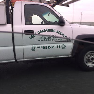 The rude driver from Lee's Gardening Service, right after he cut me off on the 101 freeway.  Don't hire this guy or the company.