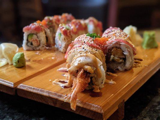 Yakuza and monster roll... Goodness!