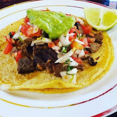 Carne asada taco