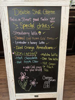 Menu board