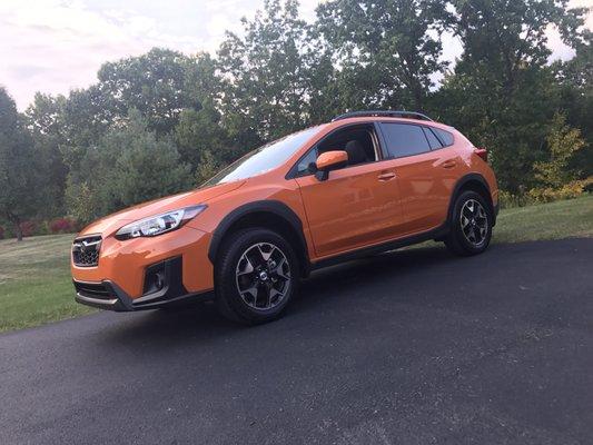 My brand new 2018 Subaru Crosstrek!