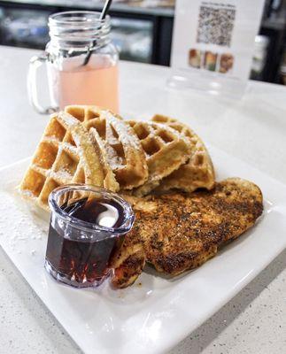 Blackened Chicken & Waffles