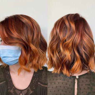 Fall-inspired balayage