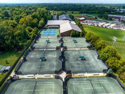 We have many indoor and outdoor tennis courts - 39 across two locations!