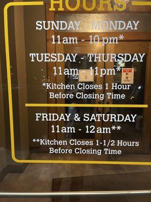 Pay no attention to their hours.  They close when they feel like it.