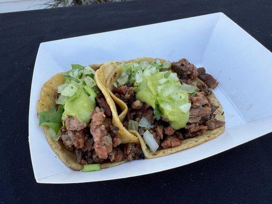 Carne asada tacos