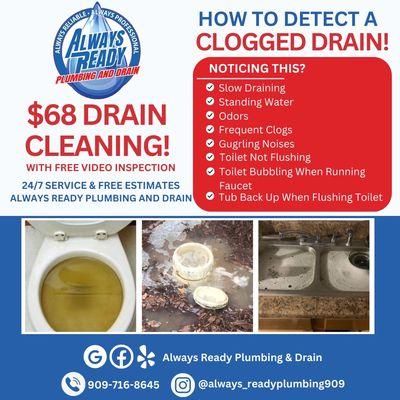 68 Drain cleaning special