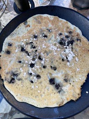 Single Blueberry Pancake