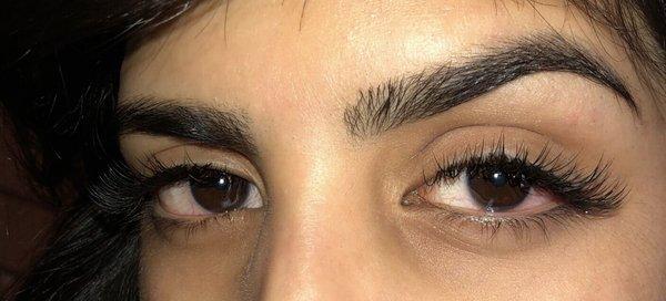 (Express set) Lashes by Gia, brows by Brittany