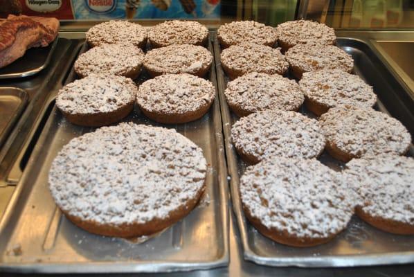 Homemade Crumb Cake! Made fresh every Sunday.