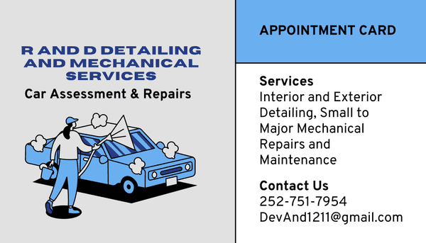 R and D Detailing And Mechanical Services