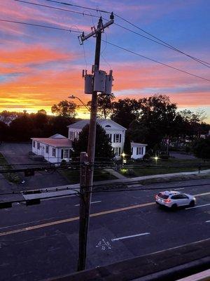 Our View of Guest House top floor.