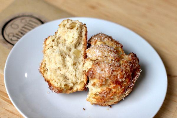 Inside of Ginger Cardamom Scone ($3)