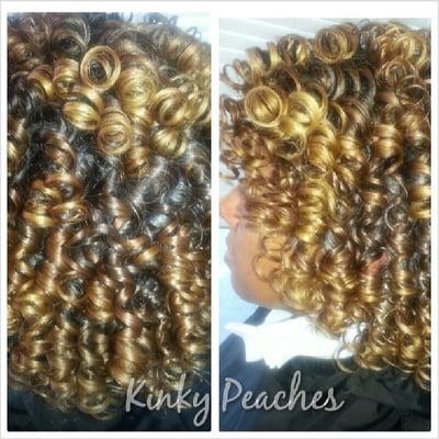 The Kinky Peaches Perm Rod Set