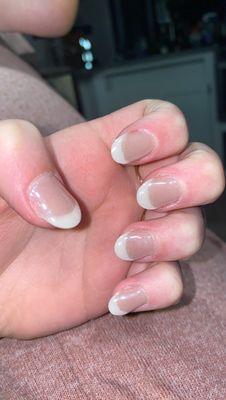 Uneven nails