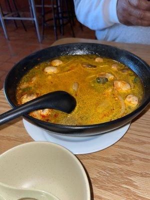 1. Tom Yum Soup  w/Chicken