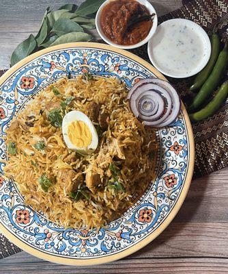 Hyderabadi Chicken Biryani