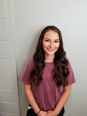 Airbrush makeup and hair styling for Senior Pictures