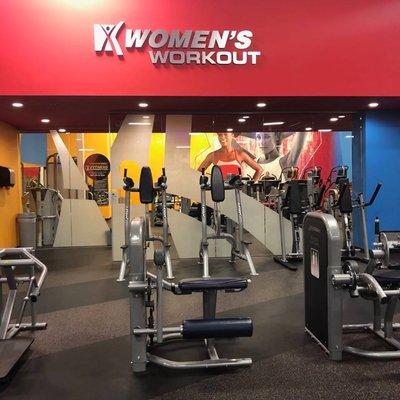 Women's Only Workout Area.