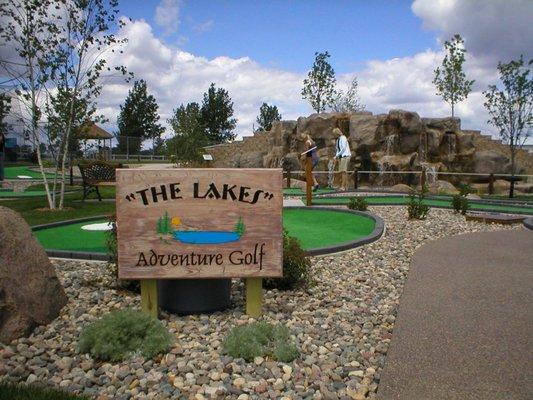 "The Lakes  adventure golf