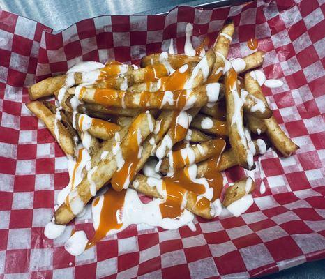 Buffalo Ranch Fries are a favorite.