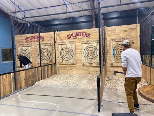 Axe throwing