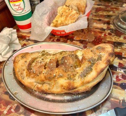 Fried Buffalo chicken calzone