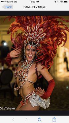 Emotiv dancer performing brazilian samba! Spreading the joy of dance!