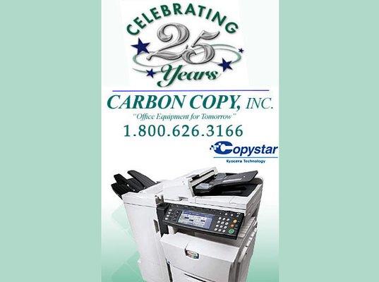 Carbon Copy, Inc. 1-800-626-3166 Your Copier & Printer Specialists