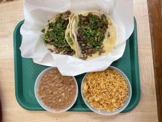 Carne asada tacos