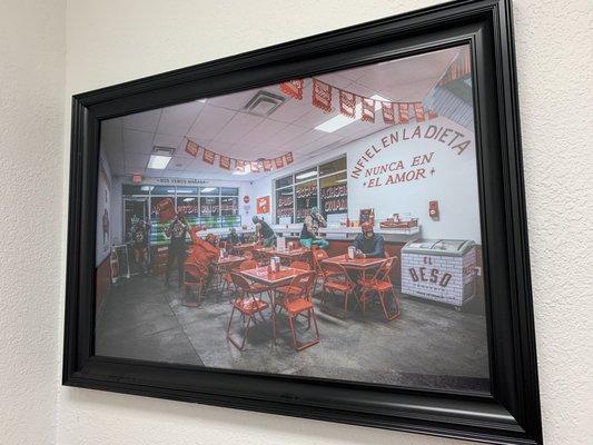 Inside of restaurant photo in bathroom