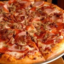 Ham & Sausage pizza