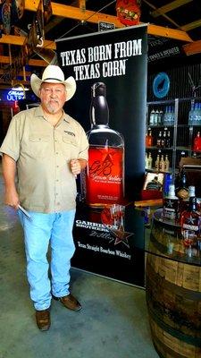 I got to meet Dan Garrison, maker of some fine Texas Bourbon, at the bourbon tasting event at Whiskey Business on Saturday.