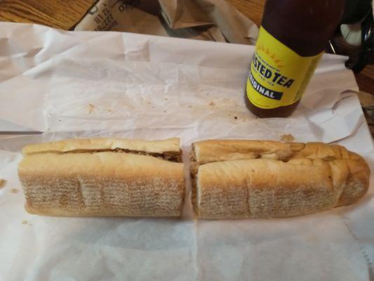 chicken cheesesteak was way too tiny for $14.75