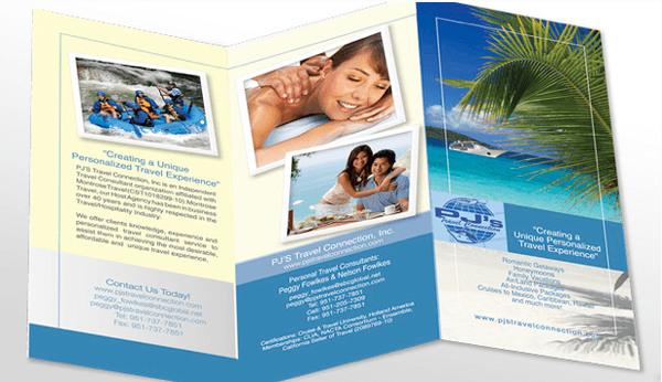 PJ's Travel Brochure- The Best 10 Graphic Design Orange County