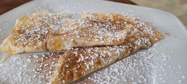 Classic crepe comes with each check-in