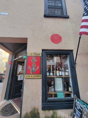 I walked by the oldest liquor store in America  1686