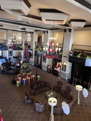 Inside lobby from the 2nd floor.